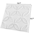 thumbnail image 5 of Art3d Interlocked Circles Design in White 19.7 in. x 19.7 in. PVC 3D Wall Panel (12-Pack), 5 of 6