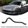 thumbnail image 3 of Manguera del radiador Unique Bargains Manguera de calefacción Manguera de salida del radiador para Porsche Cayenne 2011-2018 No. 95810646500 Tubo de refrigerante de plástico negro 1 Pc, 3 of 6