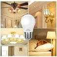 thumbnail image 3 of LED Bulb 5W E26 Equivalent Light Bulb Ceiling Fan Light Bulbs, Warm White 2700K A15 LED Energy Saving Bulb Suitable Domestic Bulb,4pc, 3 of 7