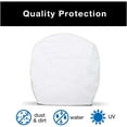 thumbnail image 6 of Auto Drive RV Wheel Covers Set of 2 - White with Felt, 6 of 7