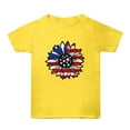 thumbnail image 4 of HEILAU 4th of July Shirts for Women Independence Day American Flag Graphic Tees Patriotic Shirt T Shirts Top Crewneck Short Sleeve Sunflower Print Summer Tops, 4 of 4