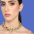 thumbnail image 3 of SOHI Women Golden Necklace, 3 of 4