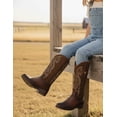 thumbnail image 3 of Bota Vaquera Larga Para Niña Wildcat® Color Tan Super Comoda beige 18, 3 of 8