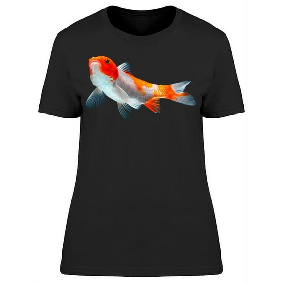 Ventral View  Single Koi Fish T-Shirt Women -Image by Shutterstock, Female Medium