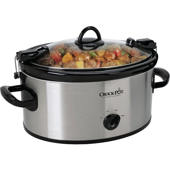NBDAppliances Crock-Pot 6 Quart Slow Cooker - Single Pack