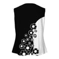 thumbnail image 6 of BRGZLK Womens Sleeveless Summer Tank Tops Square Neck Buttons Blouses Casual Tunics Basic Business Work T Shirts, 6 of 7