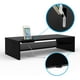 thumbnail image 4 of Soporte para monitor BONTEC Wood, 2 niveles con almacenamiento, 54 cm, negro, 4 of 9