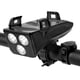 thumbnail image 1 of Soporte multifuncional para teléfono de bicicleta Nikou con bocina Batería externa de 2000 mAh luz de 3 modos color negro, 1 of 5
