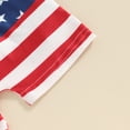 thumbnail image 6 of Okbabeha Baby Boys 4th of July Outfit USA Embroidery Tee Shirts Stars and Stripes Shorts Outfits Summer Clothes, 6 of 7