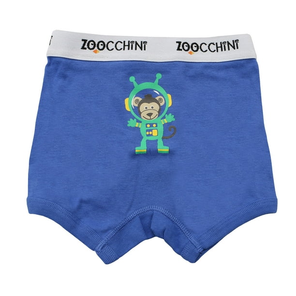 Zoocchini Kids Organic Boxers - Space Force 3 pc set - 2-3Y 
