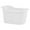 White, variant on Lipstore Bath Bucket Bath Tub Storage Box Side Drainage Hole Ergonomic Bathroom Accessories Shower Basin for Newborn Boys Girls Blue