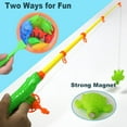 thumbnail image 2 of Magnetic Fishing Pool Toys Game for Kids - Water Table Bathtub Toy with Pole Rod Net Plastic Floating Fish for 3 4 5 6 Year Old, 2 of 6