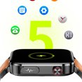 thumbnail image 2 of Reloj inteligente BT Call Health Monitor Reloj inteligente Monitor de salud multifuncional Pantalla de alta claridad, 2 of 8