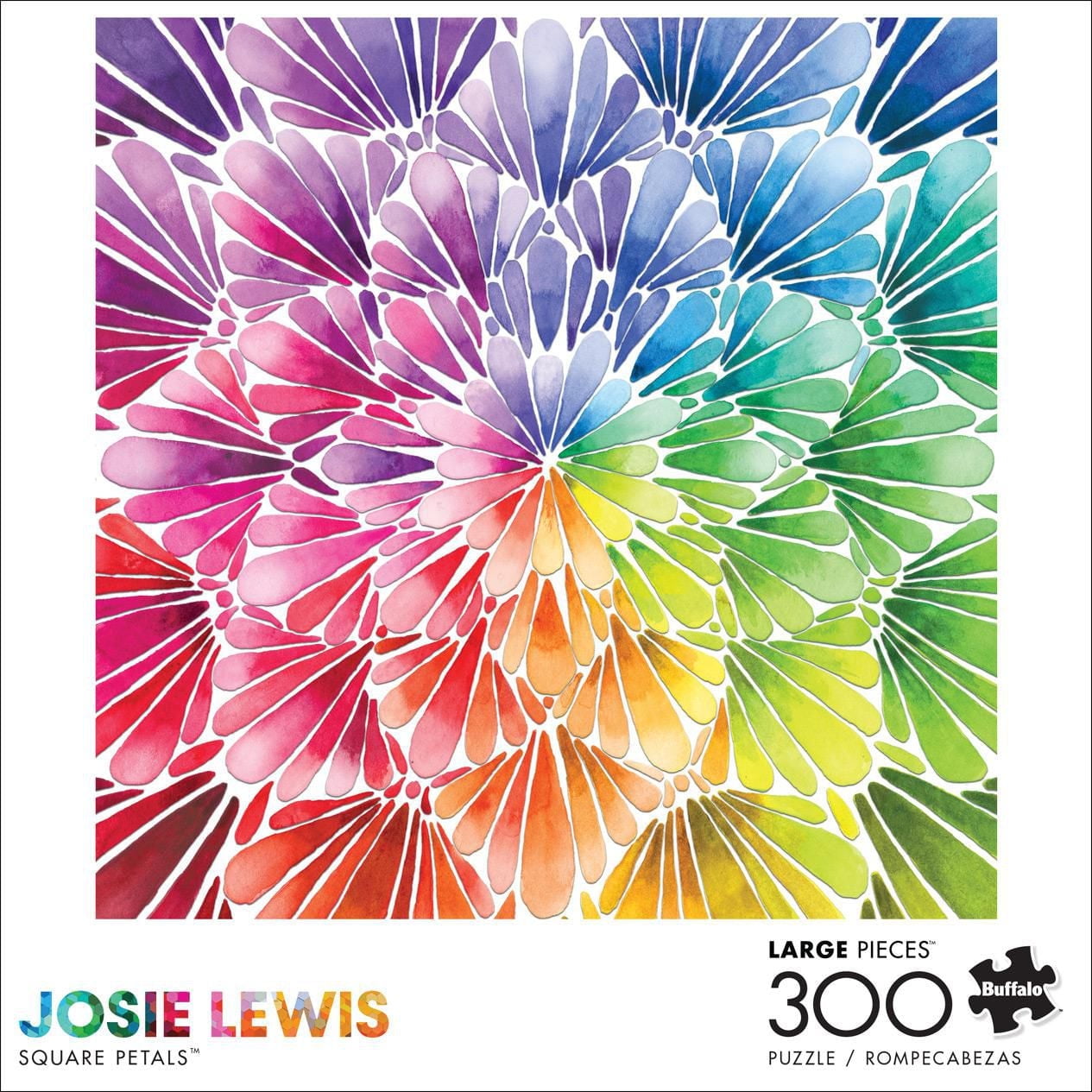 Buffalo Games - Le puzzle Josie Lewis - Square Petals - en 300 pièces