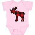 thumbnail image 3 of Inktastic Moose Silhouette Plaid Boys or Girls Baby Bodysuit, 3 of 5