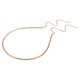 thumbnail image 1 of 1 Pc Diadema de flecos de strass de una fila de moda para mujeres y niñas en tono dorado, 1 of 6