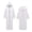 White, variant on dazeni Kids Long Sleeve Hooded Cloak Boys Girls Full Length Medieval Cover up with Hood Holloween Outfits Birthday Theme Clothes White 13-14 Years