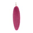 thumbnail image 2 of Faux Fur Tails Pendant Ornament Cute Keyring Pendant Plush Tail Keychain Pendant Red, 2 of 8