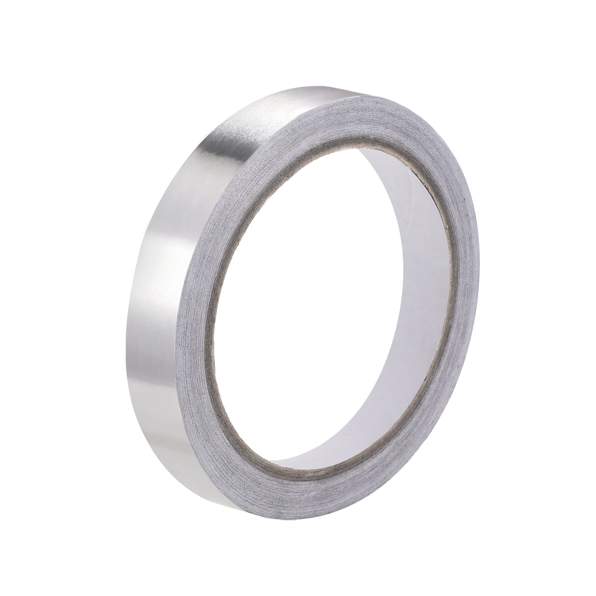 Uxcell 0.39'' Aluminum Foil Tape High Temperature Single Sided Adhesive Silver 1 pack