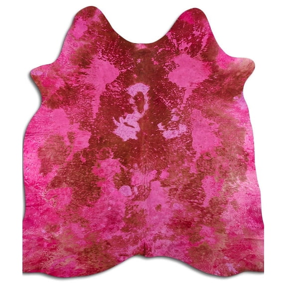 Ensorcell cowhide rugs for sale DISTRESSED PINK rug