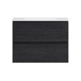 thumbnail image 6 of Liberte 30" Wall-Mounted Bathroom Vanity in Black Oak with Sink Top, 6 of 10
