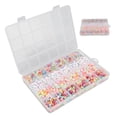 thumbnail image 1 of Kit de Fabricación de Pulseras de Cuentas, 1200 piezas kit de cuentas de bricolaje livianas para decoración navideña para joyas, 1 of 7