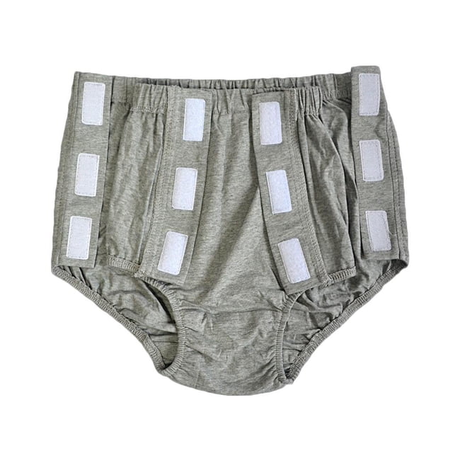 Vogacara Mujeres Adultos Reutilizable Incontinencia Pant Pañal Protector masajeadores Gris 2XL