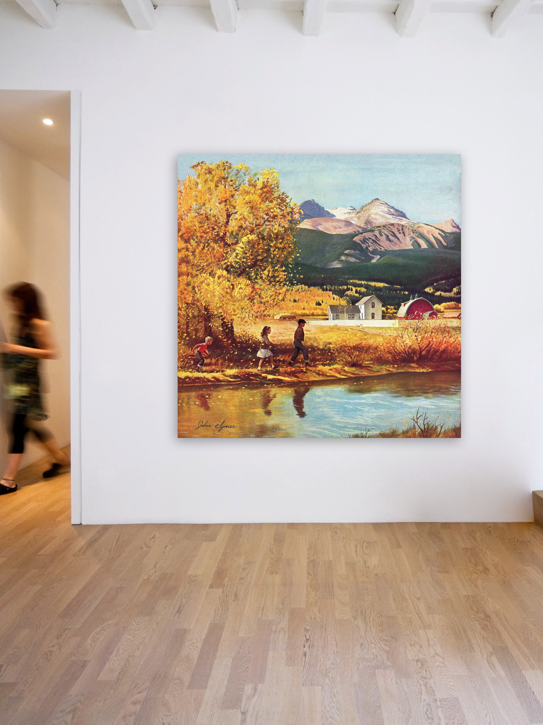 "Colorado Creek" Painting Print on Wrapped Canvas