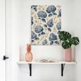 thumbnail image 4 of Canvas Wall Art, Navy Blue Hydrangea Floral Framed Canvas Prints for Bathroom Hallway, Vintage Botanical Small Gallery Wrapped Wall Decor for Home Office, Gifts, 8"x10" Ship Next Day, 4 of 9