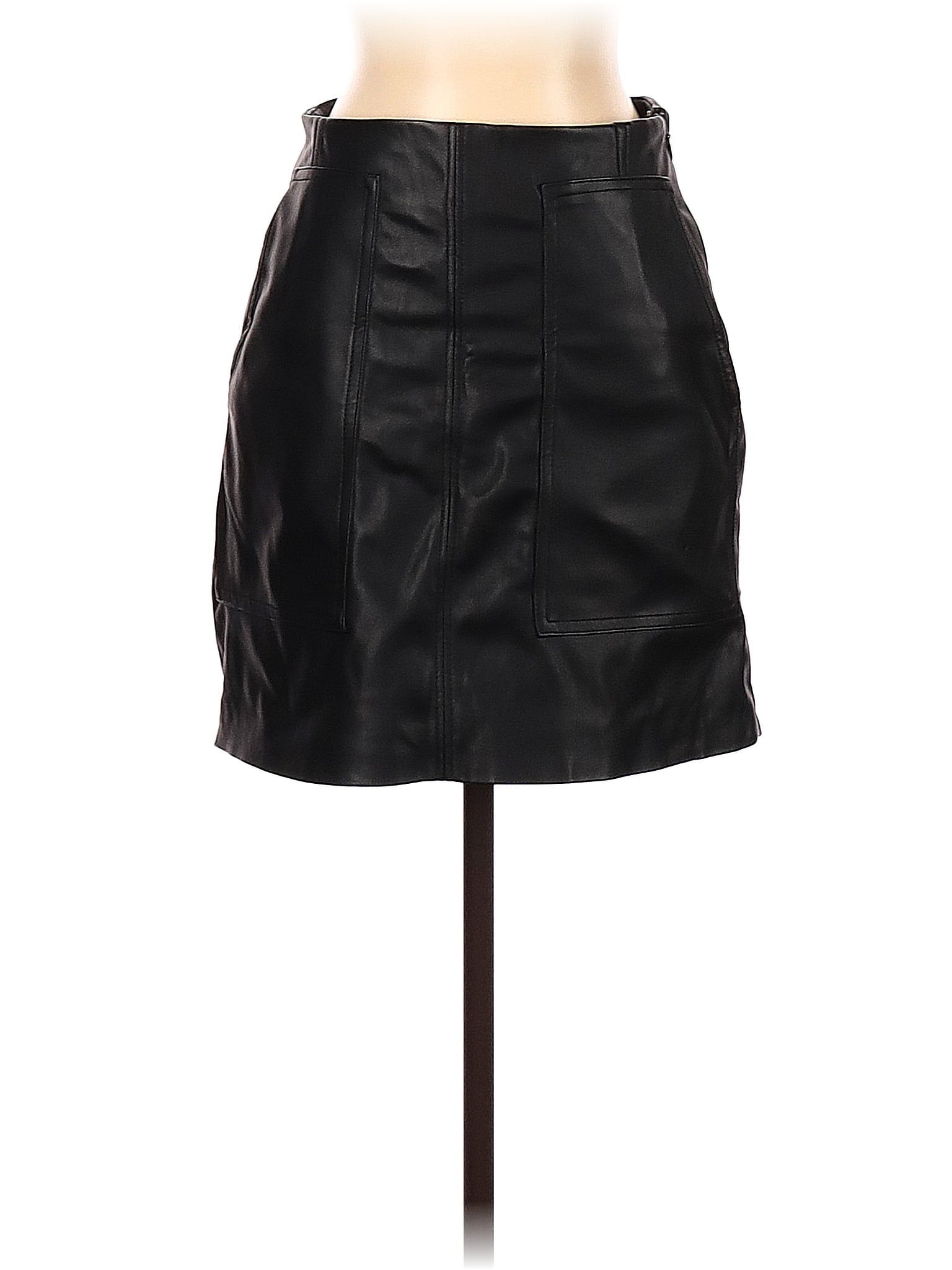 Pre-Owned H&M Womens Size Faux Leather Skirt Zambia Ubuy