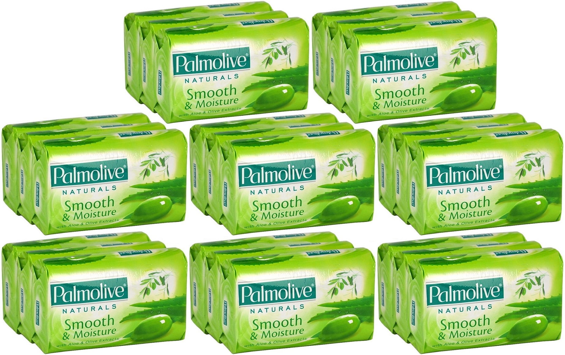 Palmolive Naturals Smooth Moisture Bar Soap, Aloe and Olive Extracts