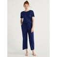 thumbnail image 3 of Joyspun Women's Knit Cropped Sleep Pants, Sizes S to 3X, 3 of 6