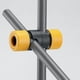 thumbnail image 3 of Soporte de DSLR perfecl adaptador de eje de mango central clip de brazo cruzado amarillo, 3 of 8