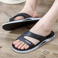thumbnail image 4 of Super soft high-end slippers for men thick-soled outdoor deodorant summer bathroom non-slip home slippers, 4 of 6