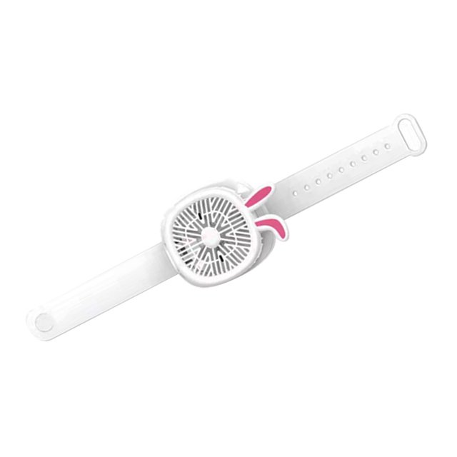 Mini Ventilador de Muñeca Bling Bling USB Recargable Estético