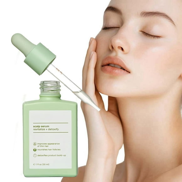 Scalp Serum Revitalize + Detoxify 30ml - Improves Appearance of Thin Hair,Nourishes Hair Faclicies