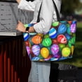 thumbnail image 7 of Honeii Colorful Easter Eggs1 for Tote Bag with Adjustable Strap,Beach Bag, Waterproof Sandproof Beach Tote Bag, Large Capacity Foldable Beach Bags, 7 of 7