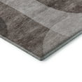 thumbnail image 4 of Addison Rugs Mayfield Washable Transitional Art Deco Mocha Rectangle Rug, 1'8" x 2'6", 4 of 5