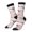 3 Black, variant on Cloud Sloth Print Adult Socks for Men & Women,Calf Socks, Ankle Socks,Boots Socks,Breathable Casual Sock,Unisex Crew Socks