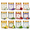 12 Colorful, variant on Scented Candles Gift Set 16WhiteBlue 16 Pack 2.5 Oz Soy Wax Travel Tin Jar for Home and Gifting