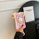 thumbnail image 1 of Bolso Mujer Monedero Hecho A Mano Tejido Diario para Niñas Mujer Rosa, 1 of 8
