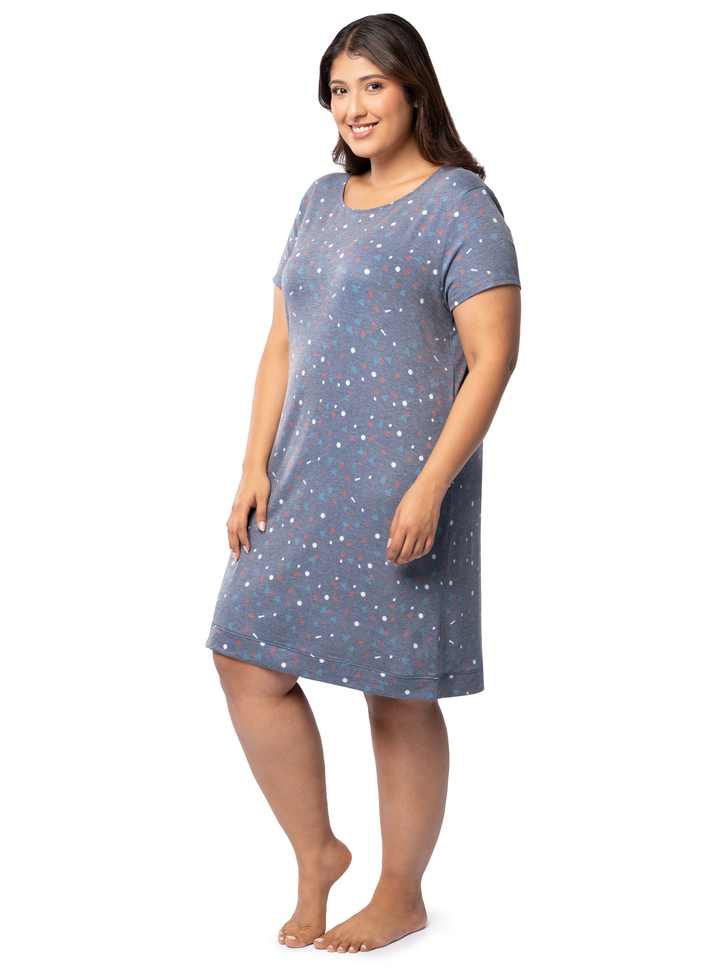 Fruit of the Loom Women's Soft and Breathable Pajama Sleepshirt, Sizes S-5X