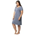 thumbnail image 7 of Fruit of the Loom Women's Soft and Breathable Pajama Sleepshirt, Sizes S-5X, 7 of 7