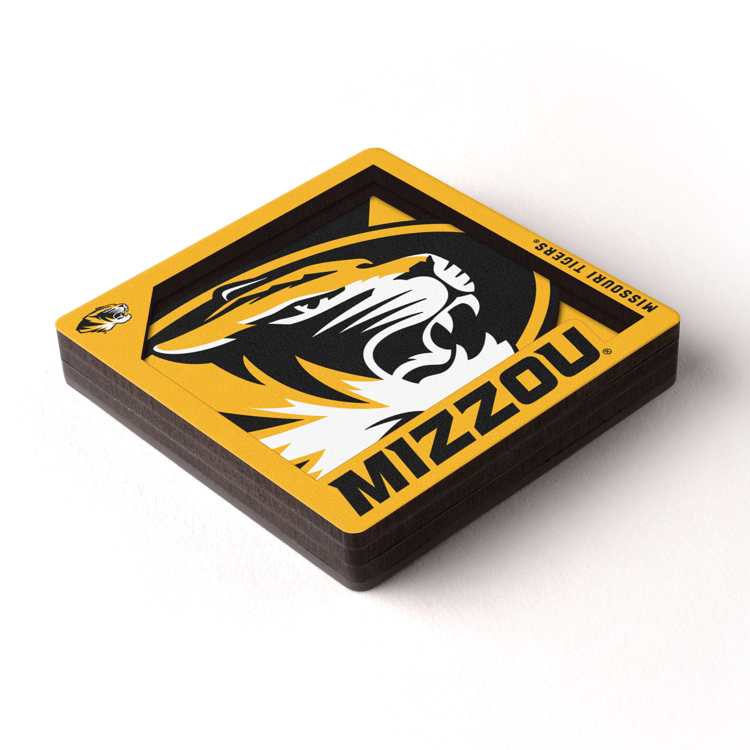 YouTheFan NCAA Missouri Tigers 3D Logo Series Magnet