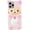 Pink, variant on 3D Cute Cartoon Bear Phone Case for iPhone X - Fashionable and Stylish - Funny Pink Bear Design - Soft TPU Protective Case - Kawaii Silicone Cover for Women, Girls, and Kids