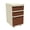 Putty Finish/Collectors Cherry Laminate, variant on Zapf Mobile Ped, Box/Box/File, Putty, Collectors Cherry Fronts, 19"D