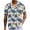 Blue, variant on 2026 Men's Hawaiian Shirt Short Sleeve Button Down Floral Print Casual Aloha Shirt for Summer Tropical Holiday Beach Shirts