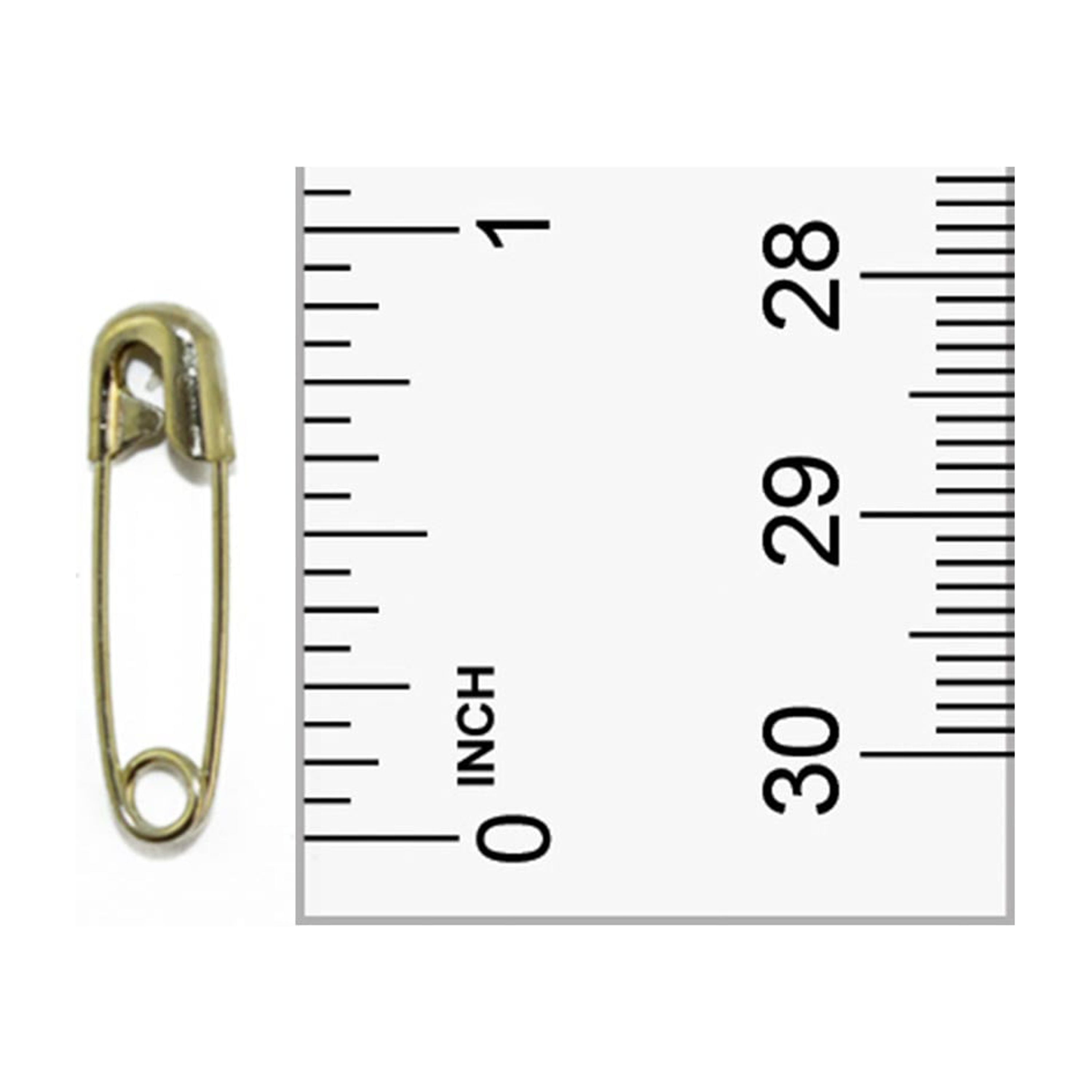 260 Pieces 6 Sizes Gold Safety Pins Large and Small Safety Pins
