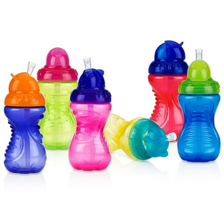 Nuby No-Spill Flip-It Cup, BPA-Free, 10 oz - Walmart.com