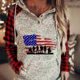 thumbnail image 1 of Sudadera con capucha de manga larga con estampado de bandera de moda para hombres y mujeres Tops de invierno (M) Tmvgtek Para estrenar, 1 of 2